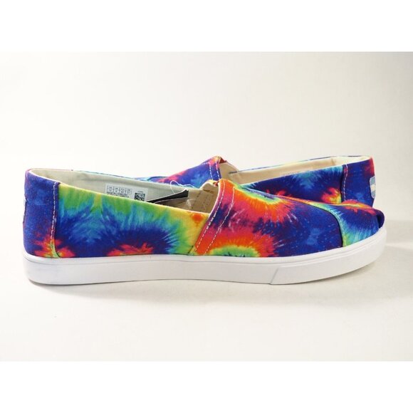 Toms Rainbow Tie-Dye Swirl Classic Slip-On, Size 10 (US) NEW! - Picture 6 of 14